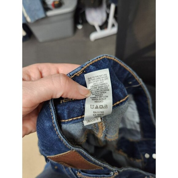 Maurices Womens Distressed Blue Denim Jeans Size 7/8 Regular - Picture 7 of 7